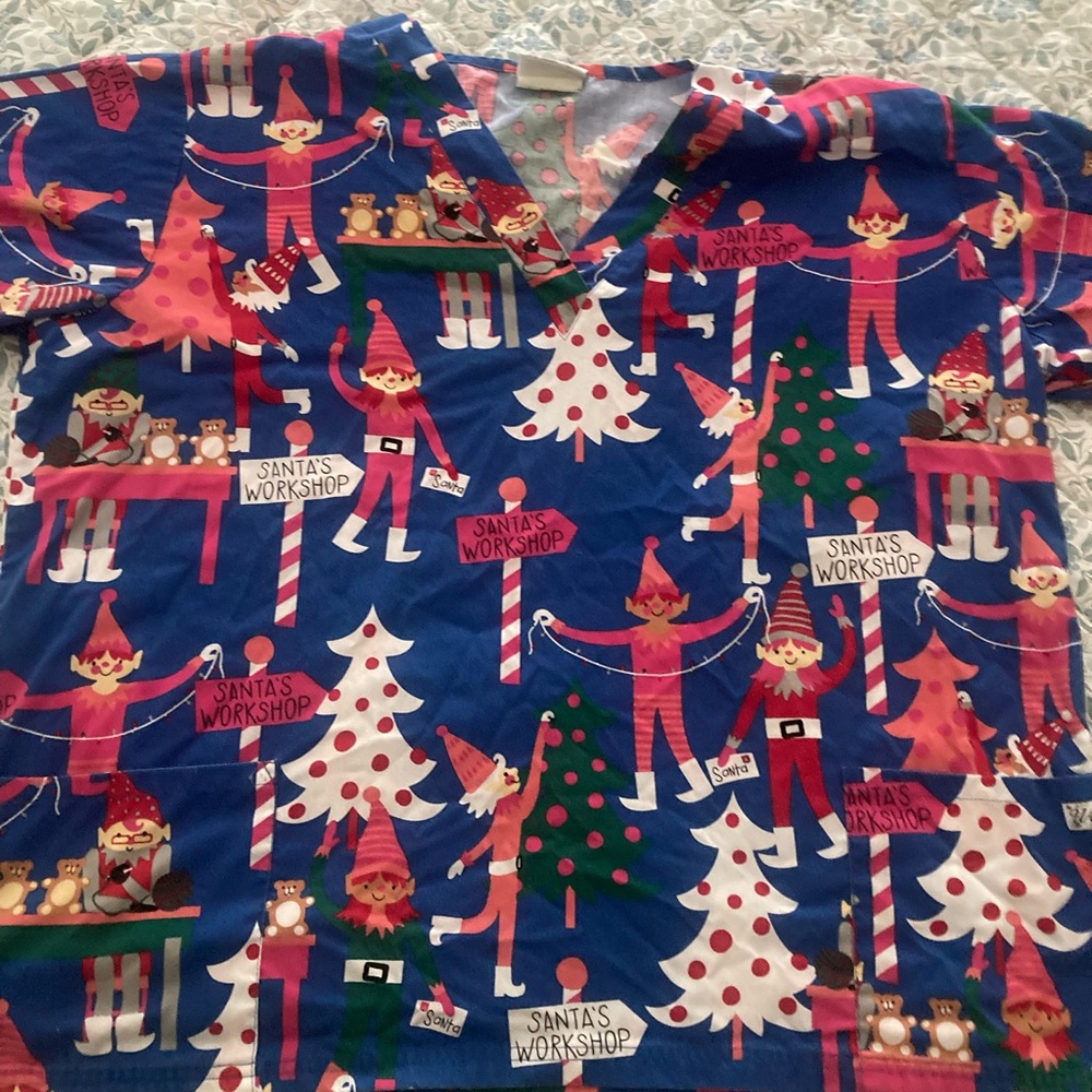 Scrub Top for Holidays